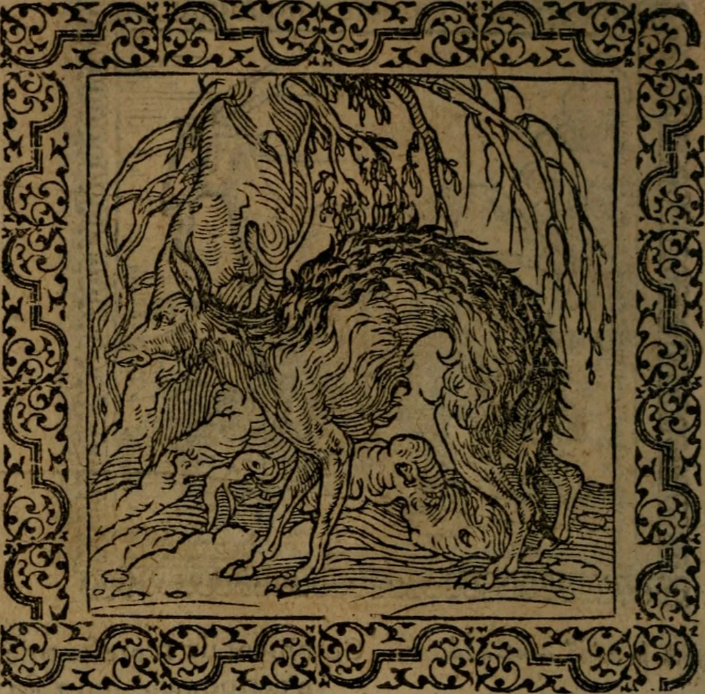 An illustration from Ori Apollinis Niliaci, De sacris Aegyptiorum notis, Aegyptiacè expressis : libri duo, iconibus illustrati, & aucti : nunc primùm in latinum ac gallicum sermonem conversi, 1574, leaf 167