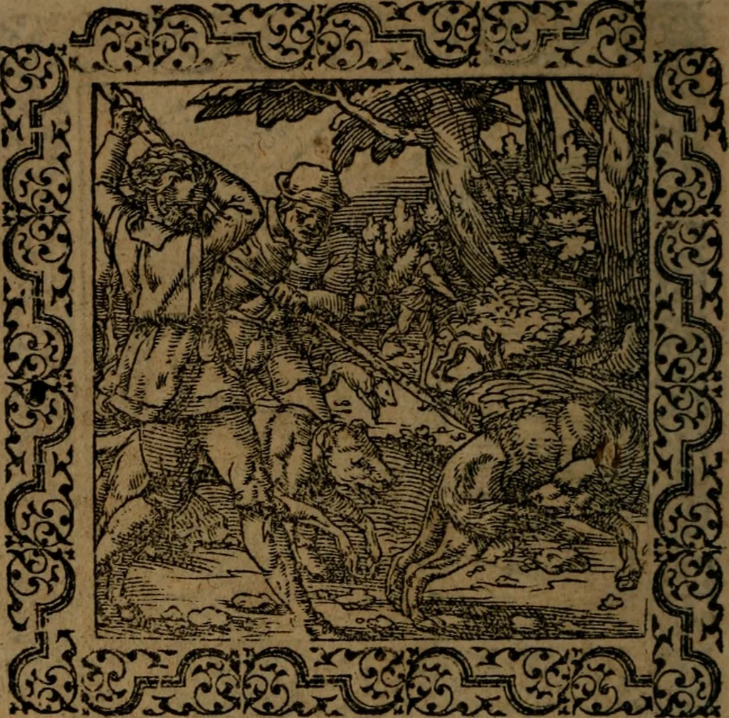 An illustration from Ori Apollinis Niliaci, De sacris Aegyptiorum notis, Aegyptiacè expressis : libri duo, iconibus illustrati, & aucti : nunc primùm in latinum ac gallicum sermonem conversi, 1574, leaf 171