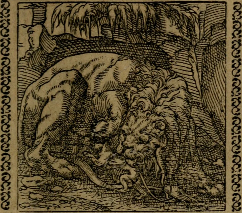 An illustration from Ori Apollinis Niliaci, De sacris Aegyptiorum notis, Aegyptiacè expressis : libri duo, iconibus illustrati, & aucti : nunc primùm in latinum ac gallicum sermonem conversi, 1574, leaf 178