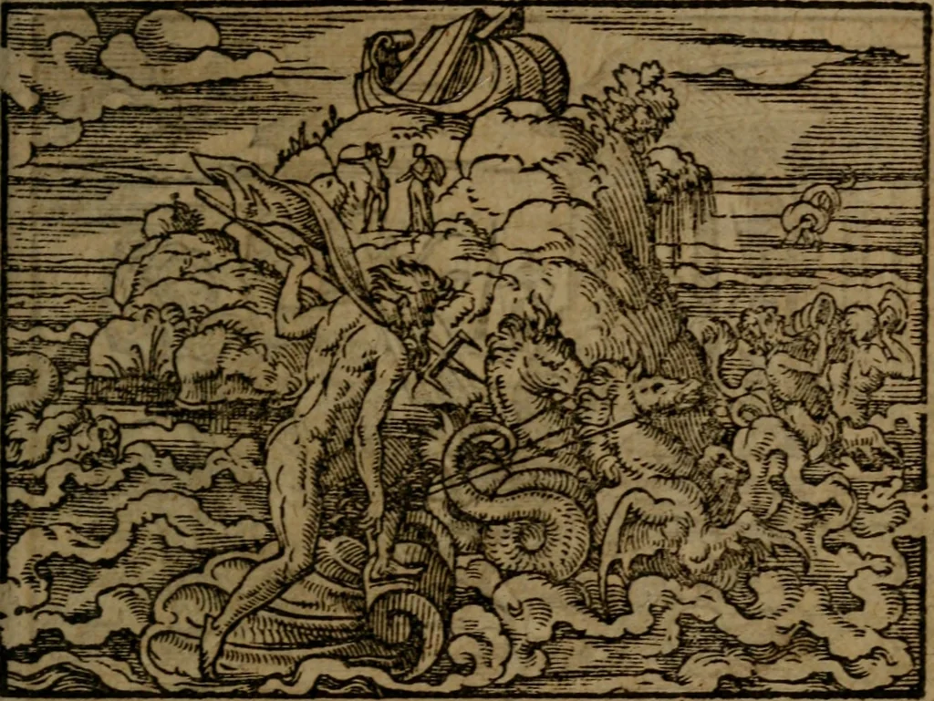 An illustration from Ori Apollinis Niliaci, De sacris Aegyptiorum notis, Aegyptiacè expressis : libri duo, iconibus illustrati, & aucti : nunc primùm in latinum ac gallicum sermonem conversi, 1574, leaf 248