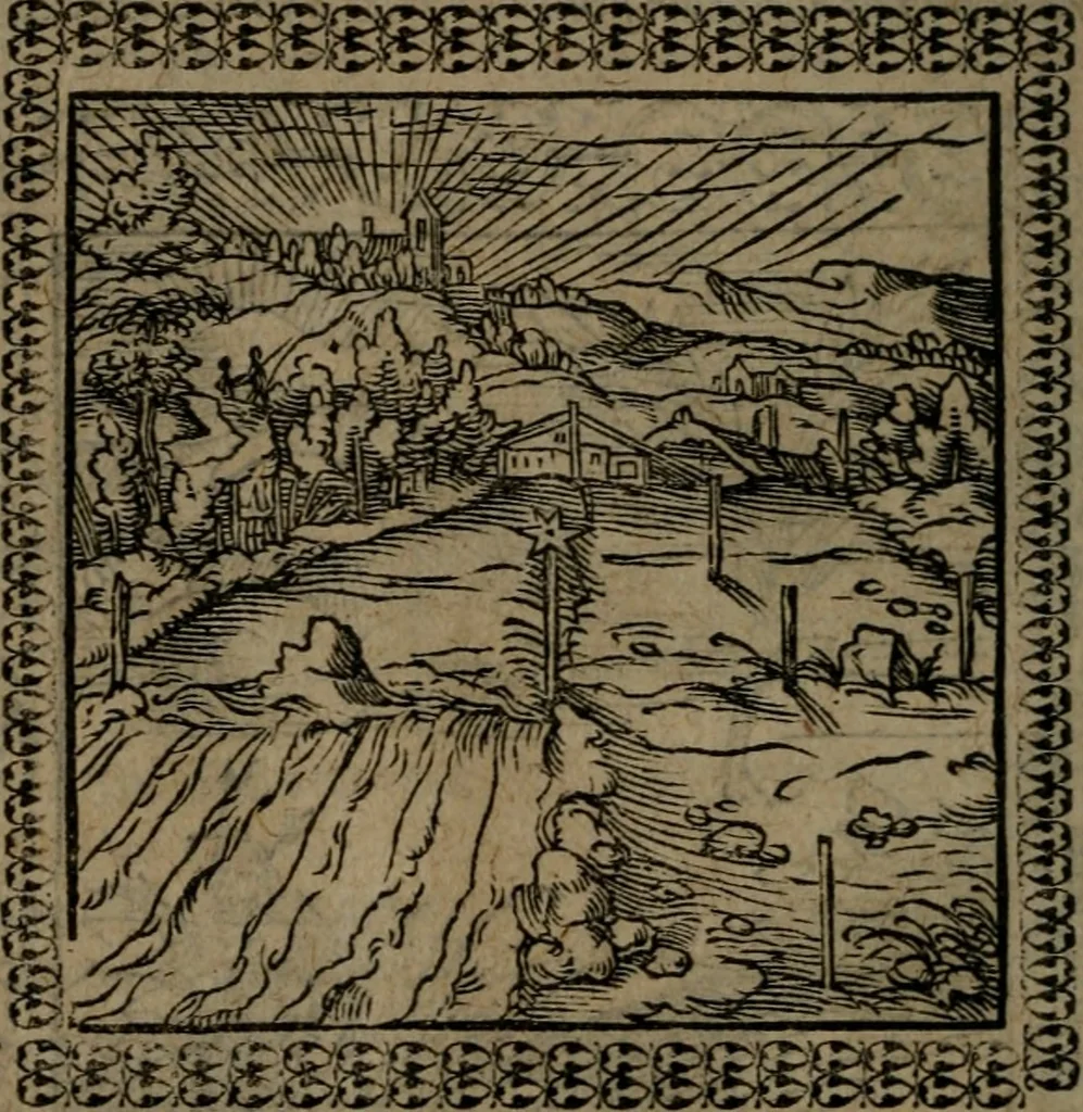 An illustration from Ori Apollinis Niliaci, De sacris Aegyptiorum notis, Aegyptiacè expressis : libri duo, iconibus illustrati, & aucti : nunc primùm in latinum ac gallicum sermonem conversi, 1574, leaf 25
