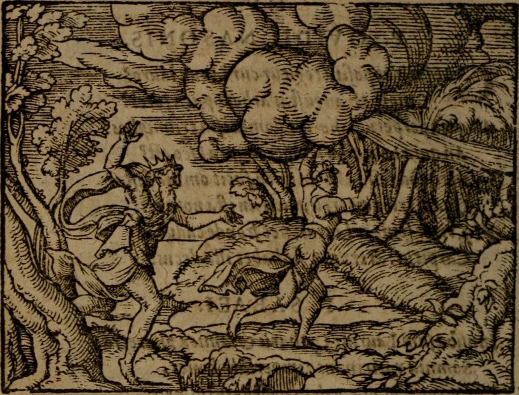 An illustration from Ori Apollinis Niliaci, De sacris Aegyptiorum notis, Aegyptiacè expressis : libri duo, iconibus illustrati, & aucti : nunc primùm in latinum ac gallicum sermonem conversi, 1574, leaf 255