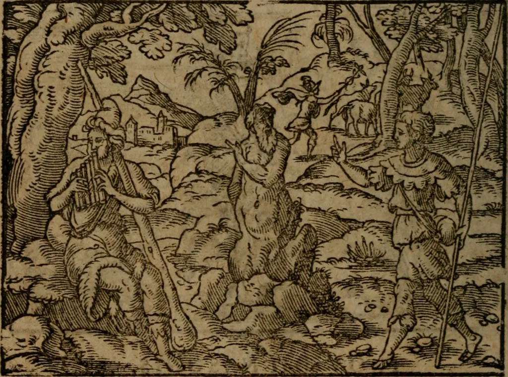 An illustration from Ori Apollinis Niliaci, De sacris Aegyptiorum notis, Aegyptiacè expressis : libri duo, iconibus illustrati, & aucti : nunc primùm in latinum ac gallicum sermonem conversi, 1574, leaf 279