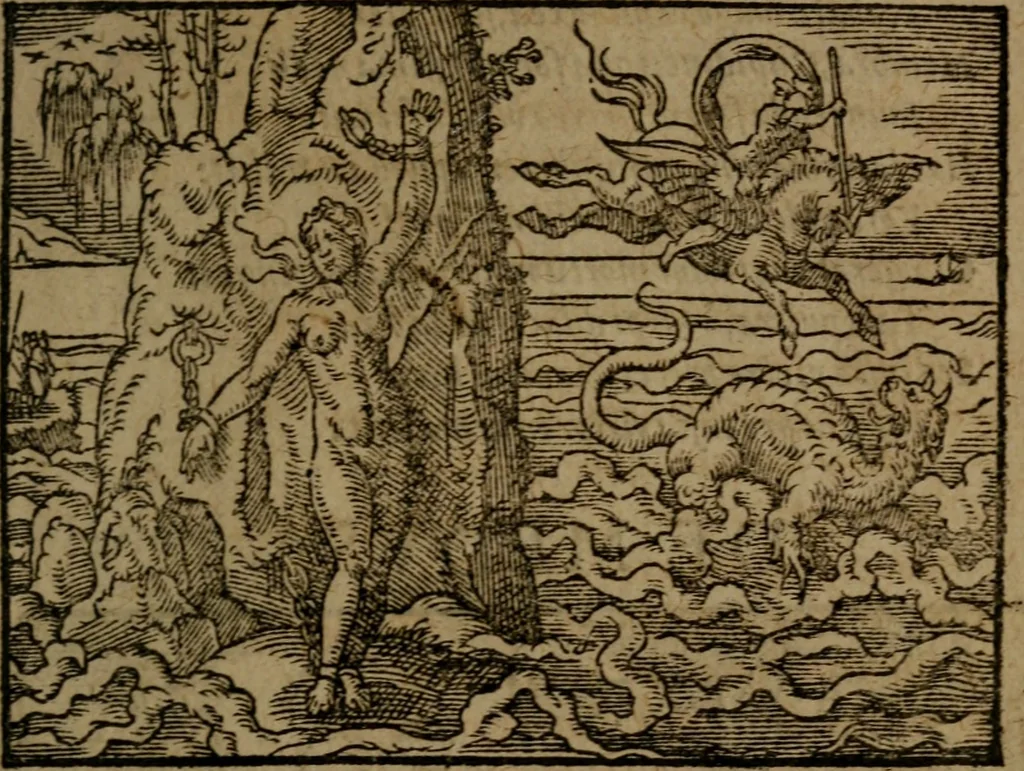 An illustration from Ori Apollinis Niliaci, De sacris Aegyptiorum notis, Aegyptiacè expressis : libri duo, iconibus illustrati, & aucti : nunc primùm in latinum ac gallicum sermonem conversi, 1574, leaf 314