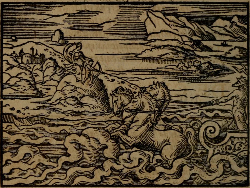 An illustration from Ori Apollinis Niliaci, De sacris Aegyptiorum notis, Aegyptiacè expressis : libri duo, iconibus illustrati, & aucti : nunc primùm in latinum ac gallicum sermonem conversi, 1574, leaf 321