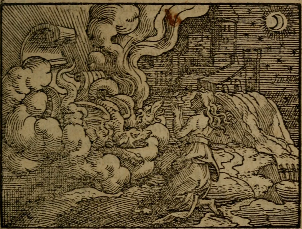 An illustration from Ori Apollinis Niliaci, De sacris Aegyptiorum notis, Aegyptiacè expressis : libri duo, iconibus illustrati, & aucti : nunc primùm in latinum ac gallicum sermonem conversi, 1574, leaf 350