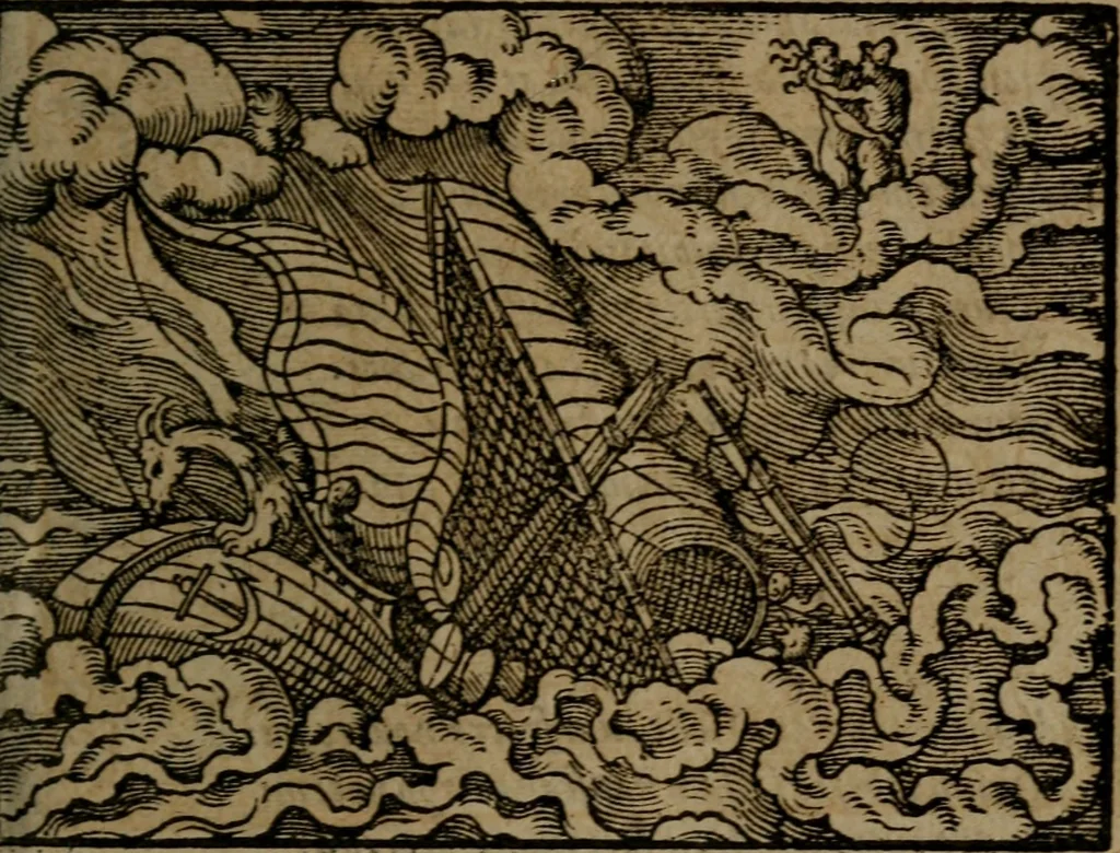 An illustration from Ori Apollinis Niliaci, De sacris Aegyptiorum notis, Aegyptiacè expressis : libri duo, iconibus illustrati, & aucti : nunc primùm in latinum ac gallicum sermonem conversi, 1574, leaf 356