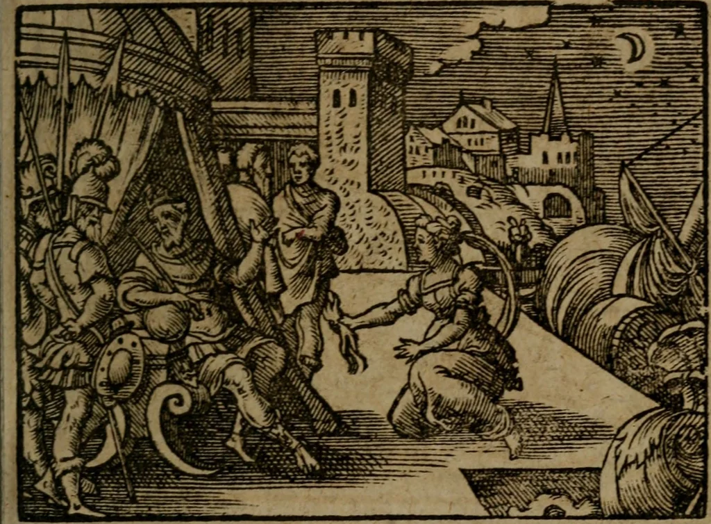 An illustration from Ori Apollinis Niliaci, De sacris Aegyptiorum notis, Aegyptiacè expressis : libri duo, iconibus illustrati, & aucti : nunc primùm in latinum ac gallicum sermonem conversi, 1574, leaf 370