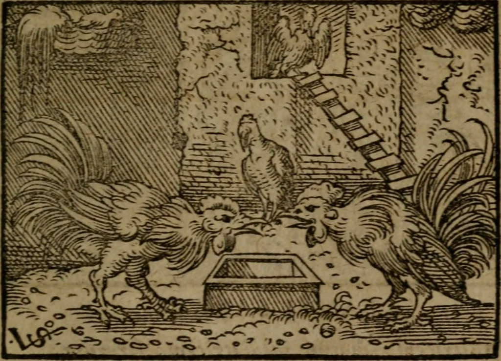 An illustration from Ori Apollinis Niliaci, De sacris Aegyptiorum notis, Aegyptiacè expressis : libri duo, iconibus illustrati, & aucti : nunc primùm in latinum ac gallicum sermonem conversi, 1574, leaf 384