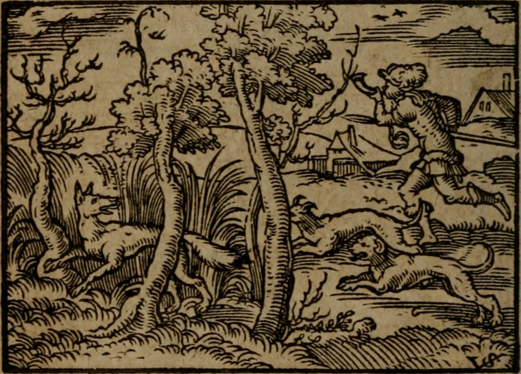 An illustration from Ori Apollinis Niliaci, De sacris Aegyptiorum notis, Aegyptiacè expressis : libri duo, iconibus illustrati, & aucti : nunc primùm in latinum ac gallicum sermonem conversi, 1574, leaf 393