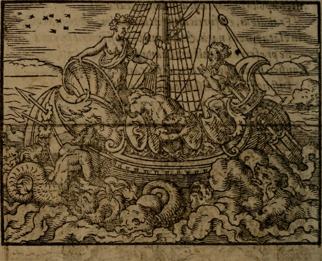An illustration from Ori Apollinis Niliaci, De sacris Aegyptiorum notis, Aegyptiacè expressis : libri duo, iconibus illustrati, & aucti : nunc primùm in latinum ac gallicum sermonem conversi, 1574, leaf 457