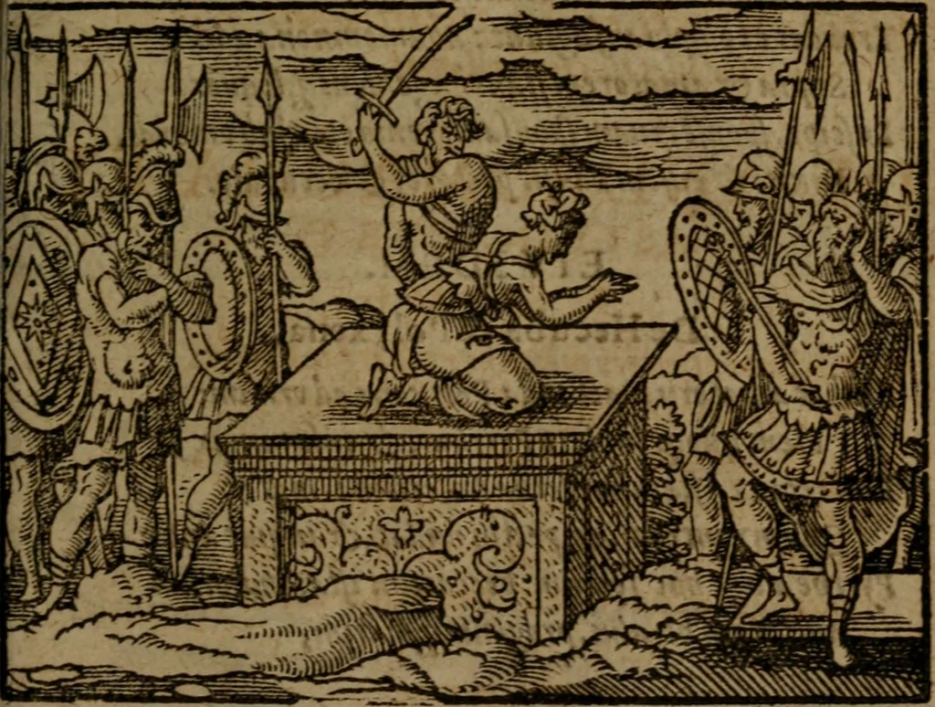 An illustration from Ori Apollinis Niliaci, De sacris Aegyptiorum notis, Aegyptiacè expressis : libri duo, iconibus illustrati, & aucti : nunc primùm in latinum ac gallicum sermonem conversi, 1574, leaf 480