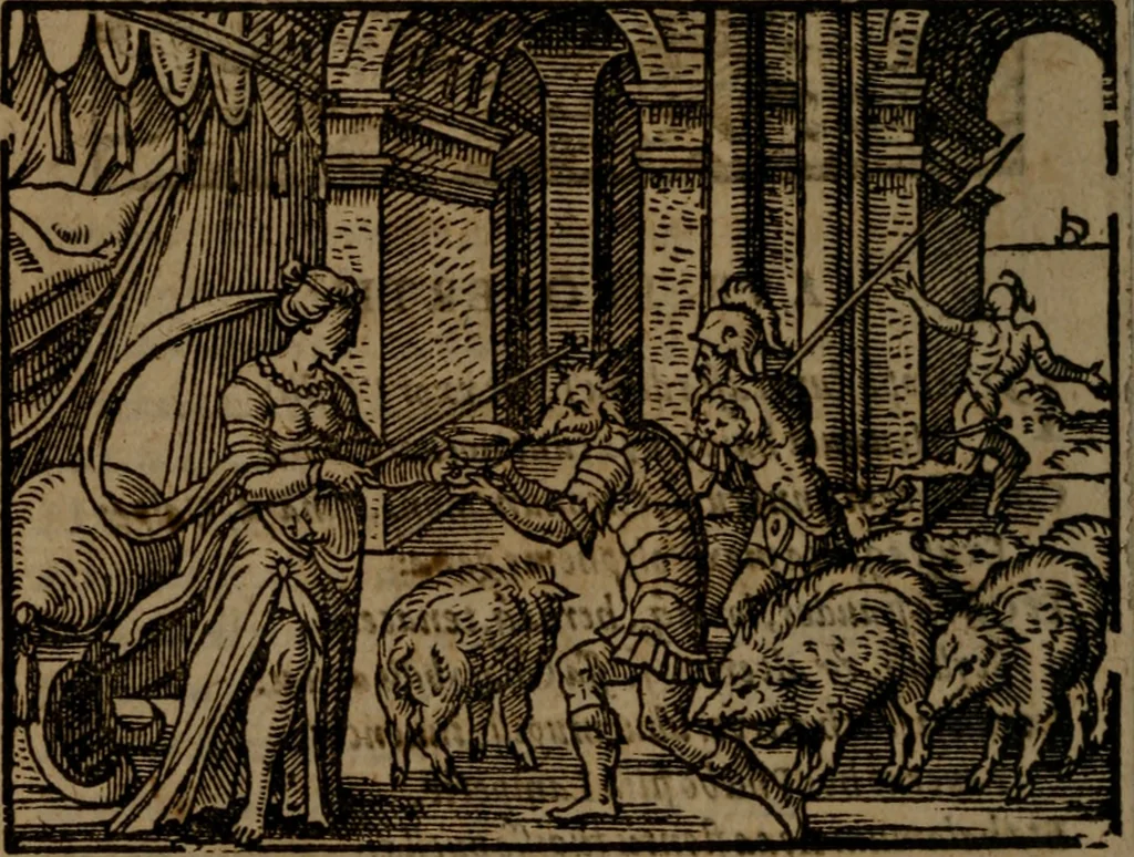 An illustration from Ori Apollinis Niliaci, De sacris Aegyptiorum notis, Aegyptiacè expressis : libri duo, iconibus illustrati, & aucti : nunc primùm in latinum ac gallicum sermonem conversi, 1574, leaf 501