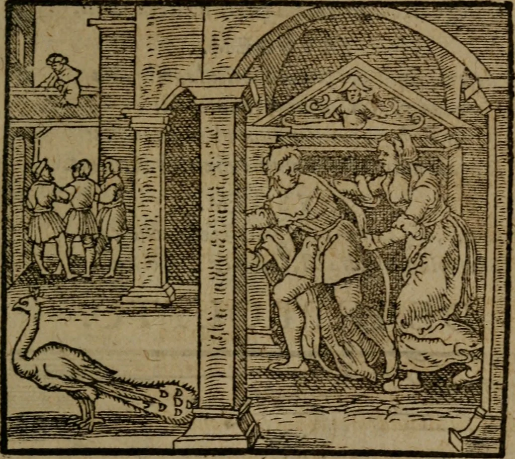 An illustration from Ori Apollinis Niliaci, De sacris Aegyptiorum notis, Aegyptiacè expressis : libri duo, iconibus illustrati, & aucti : nunc primùm in latinum ac gallicum sermonem conversi, 1574, leaf 520