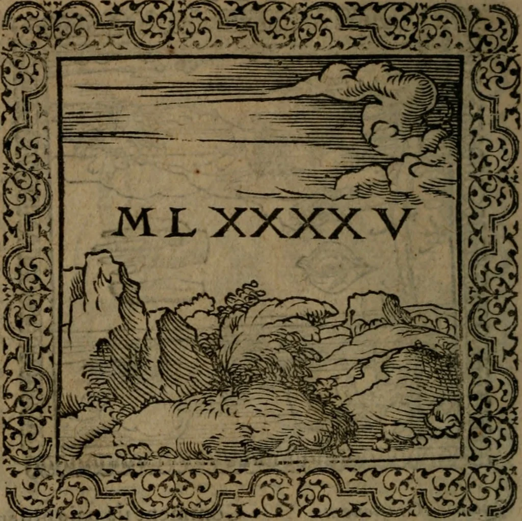 An illustration from Ori Apollinis Niliaci, De sacris Aegyptiorum notis, Aegyptiacè expressis : libri duo, iconibus illustrati, & aucti : nunc primùm in latinum ac gallicum sermonem conversi, 1574, leaf 55