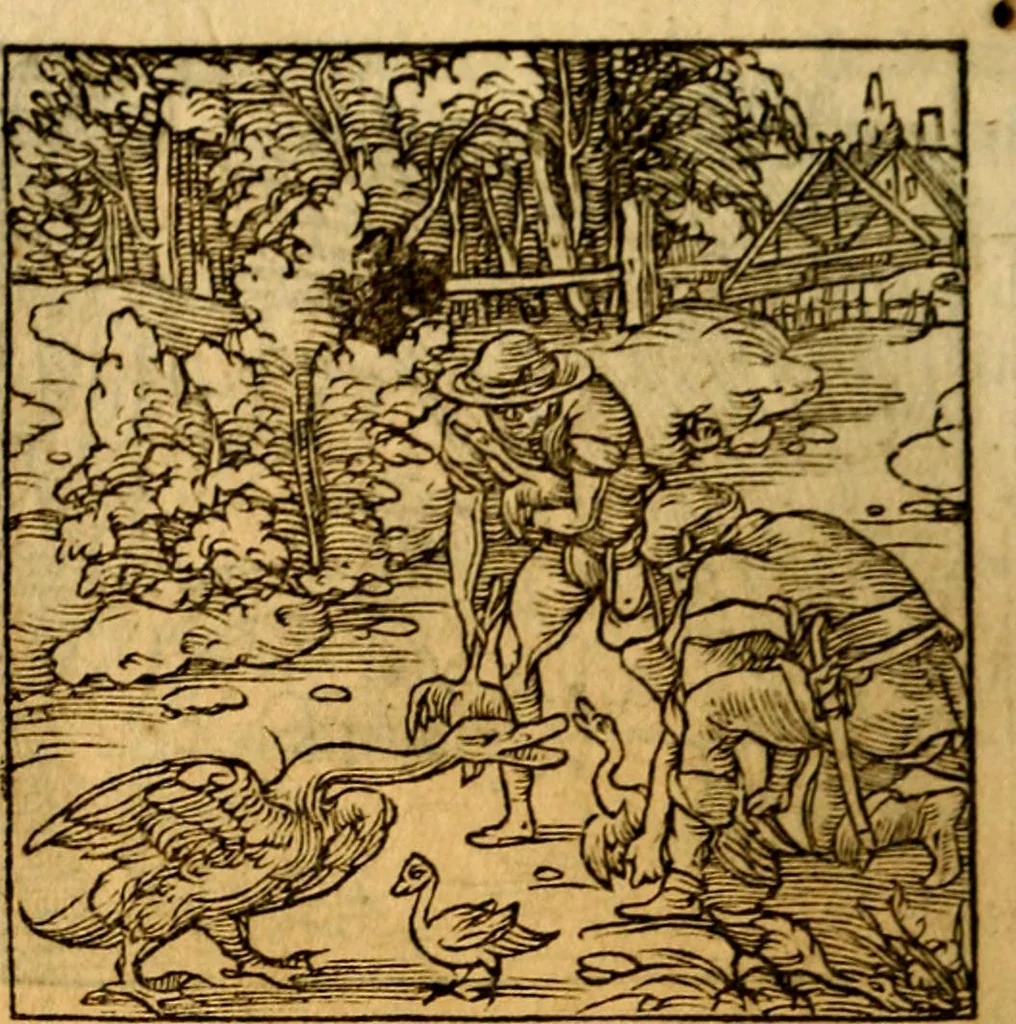 An illustration from Ori Apollonis Niliaci, de sacris notis & sculpturis libri duo, vbi ad fidem vetudti codicis manu scripti restituta sunt loca permulta, corrupta ante ac deplorata, 1551, leaf 103