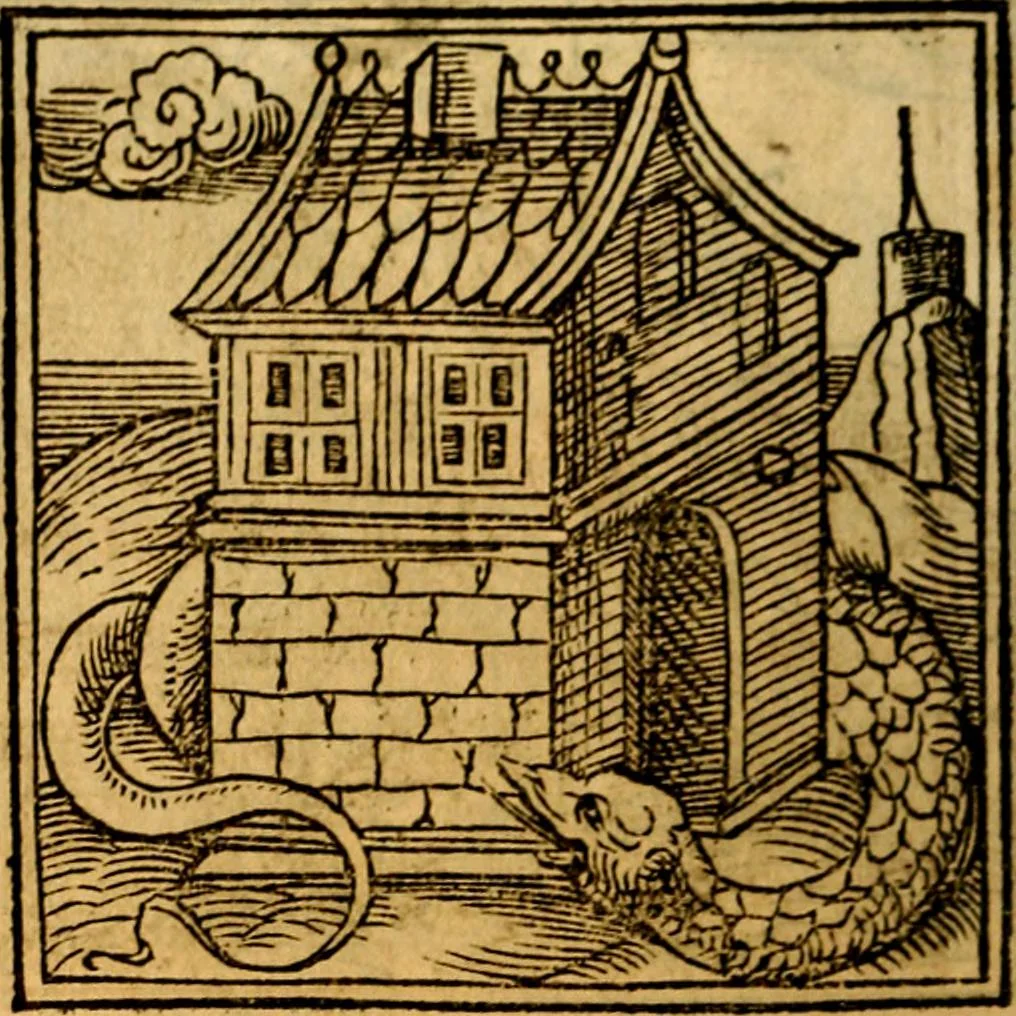 An illustration from Ori Apollonis Niliaci, de sacris notis & sculpturis libri duo, vbi ad fidem vetudti codicis manu scripti restituta sunt loca permulta, corrupta ante ac deplorata, 1551, leaf 113