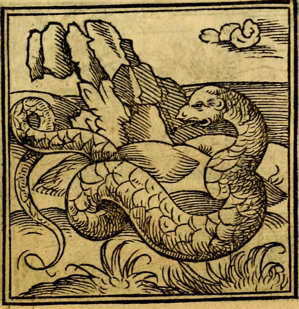 An illustration from Ori Apollonis Niliaci, de sacris notis & sculpturis libri duo, vbi ad fidem vetudti codicis manu scripti restituta sunt loca permulta, corrupta ante ac deplorata, 1551, leaf 116