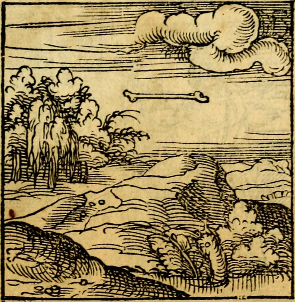 An illustration from Ori Apollonis Niliaci, de sacris notis & sculpturis libri duo, vbi ad fidem vetudti codicis manu scripti restituta sunt loca permulta, corrupta ante ac deplorata, 1551, leaf 134