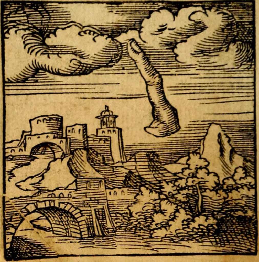 An illustration from Ori Apollonis Niliaci, de sacris notis & sculpturis libri duo, vbi ad fidem vetudti codicis manu scripti restituta sunt loca permulta, corrupta ante ac deplorata, 1551, leaf 137