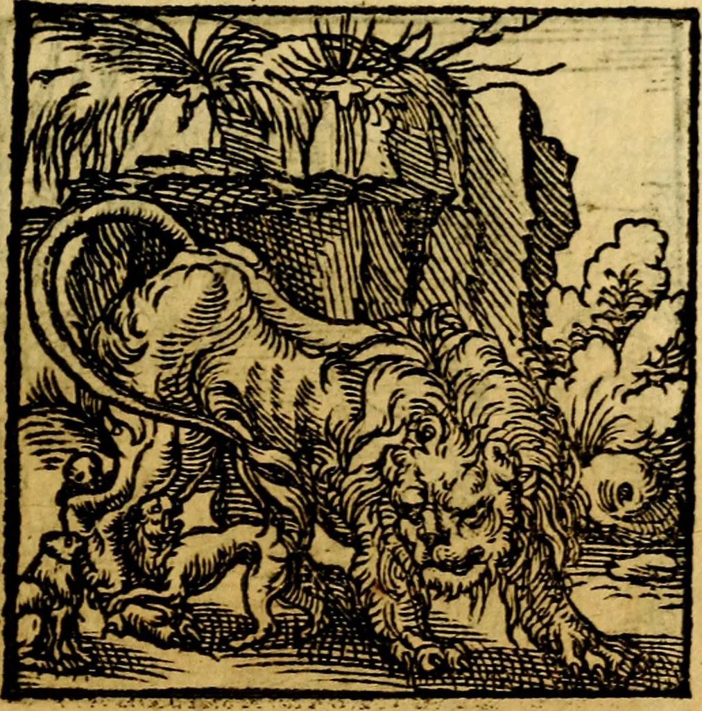 An illustration from Ori Apollonis Niliaci, de sacris notis & sculpturis libri duo, vbi ad fidem vetudti codicis manu scripti restituta sunt loca permulta, corrupta ante ac deplorata, 1551, leaf 162