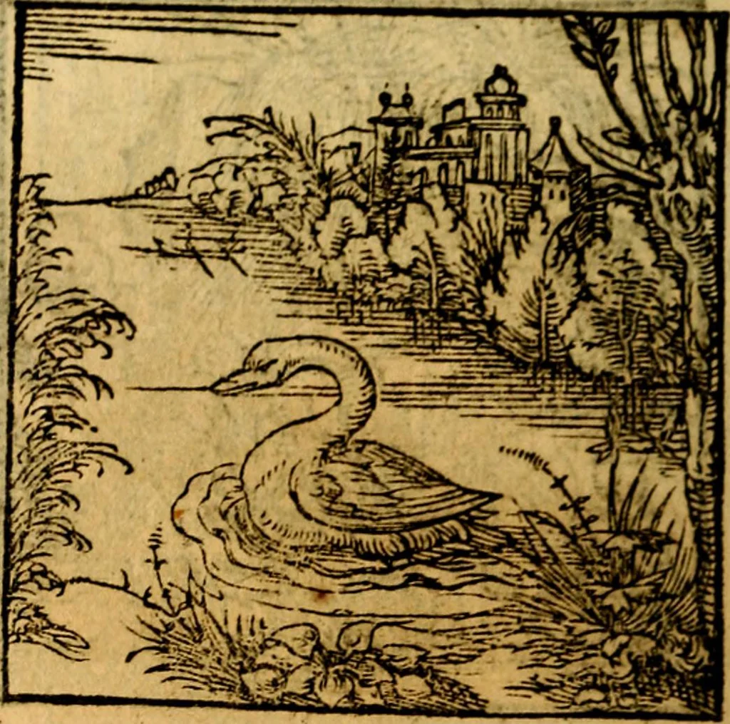 An illustration from Ori Apollonis Niliaci, de sacris notis & sculpturis libri duo, vbi ad fidem vetudti codicis manu scripti restituta sunt loca permulta, corrupta ante ac deplorata, 1551, leaf 163