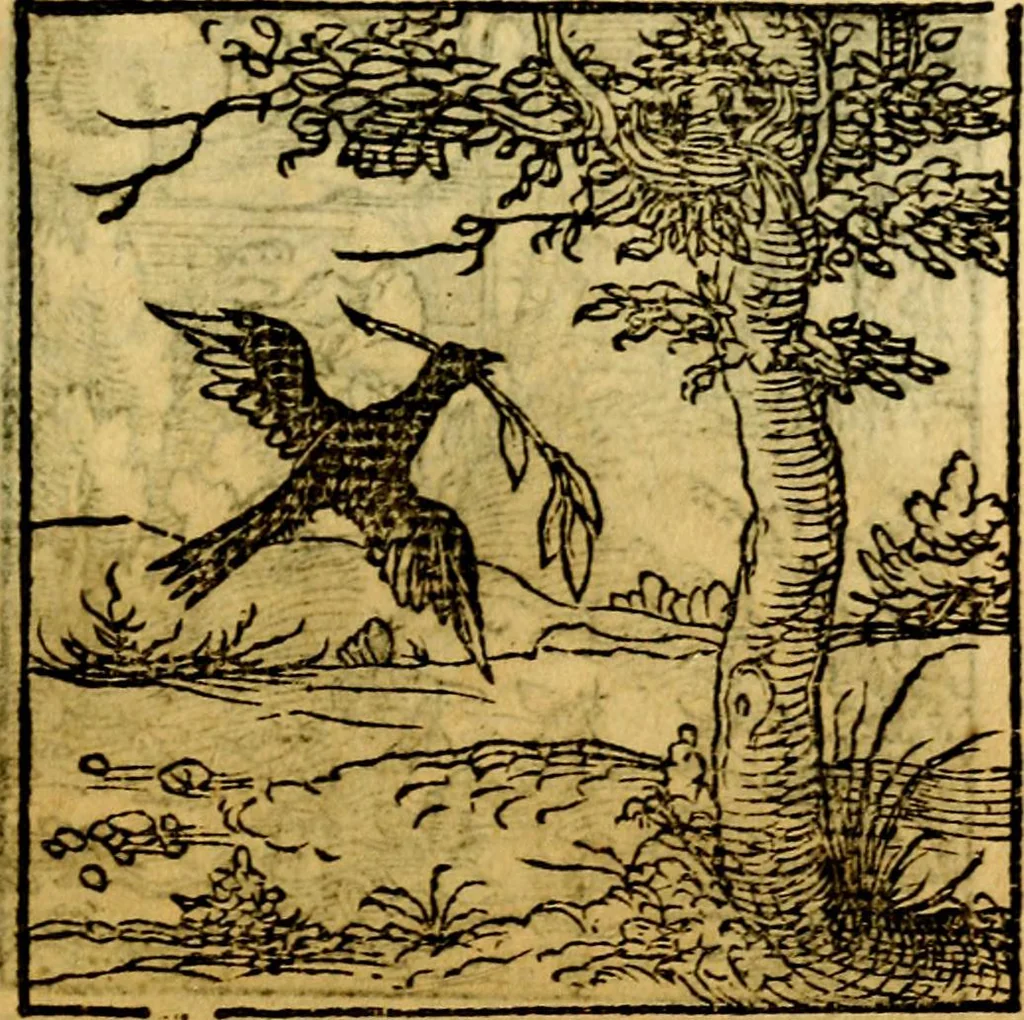 An illustration from Ori Apollonis Niliaci, de sacris notis & sculpturis libri duo, vbi ad fidem vetudti codicis manu scripti restituta sunt loca permulta, corrupta ante ac deplorata, 1551, leaf 170