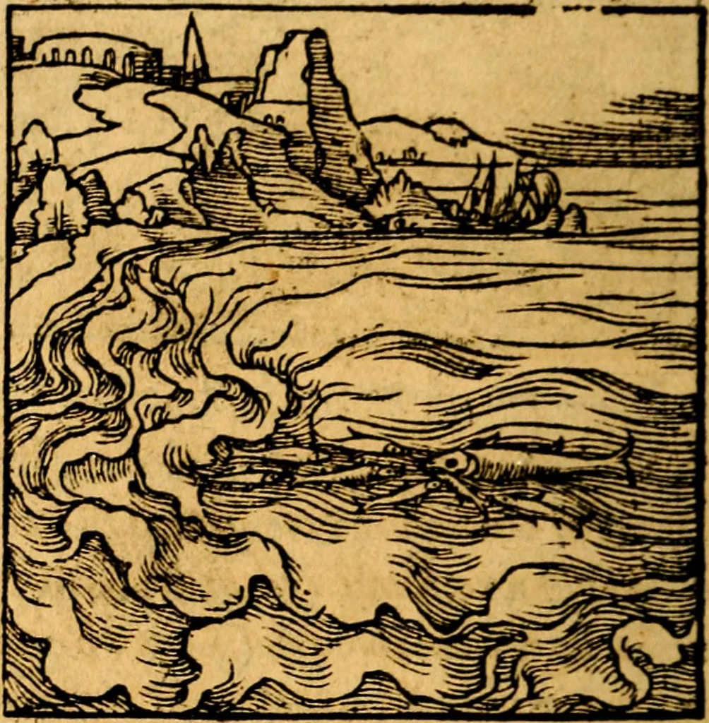 An illustration from Ori Apollonis Niliaci, de sacris notis & sculpturis libri duo, vbi ad fidem vetudti codicis manu scripti restituta sunt loca permulta, corrupta ante ac deplorata, 1551, leaf 233