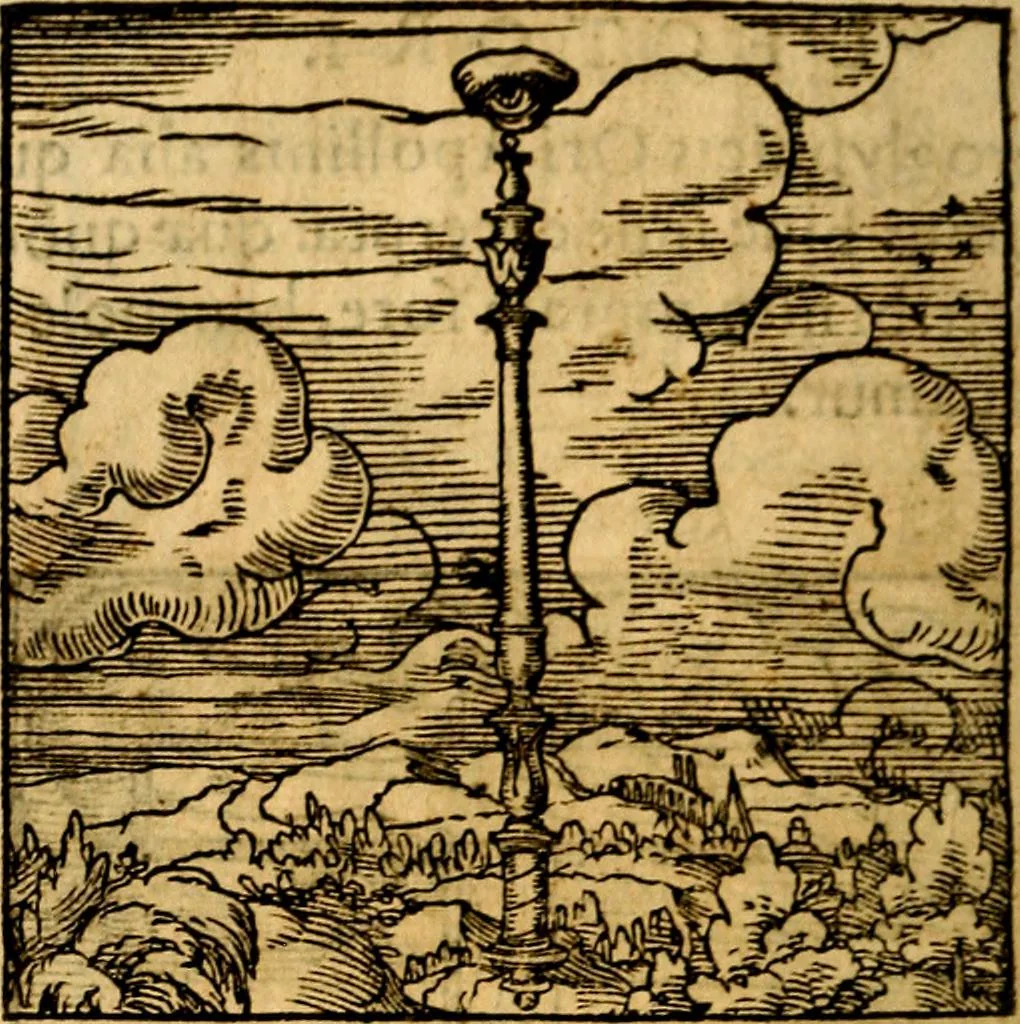 An illustration from Ori Apollonis Niliaci, de sacris notis & sculpturis libri duo, vbi ad fidem vetudti codicis manu scripti restituta sunt loca permulta, corrupta ante ac deplorata, 1551, leaf 245