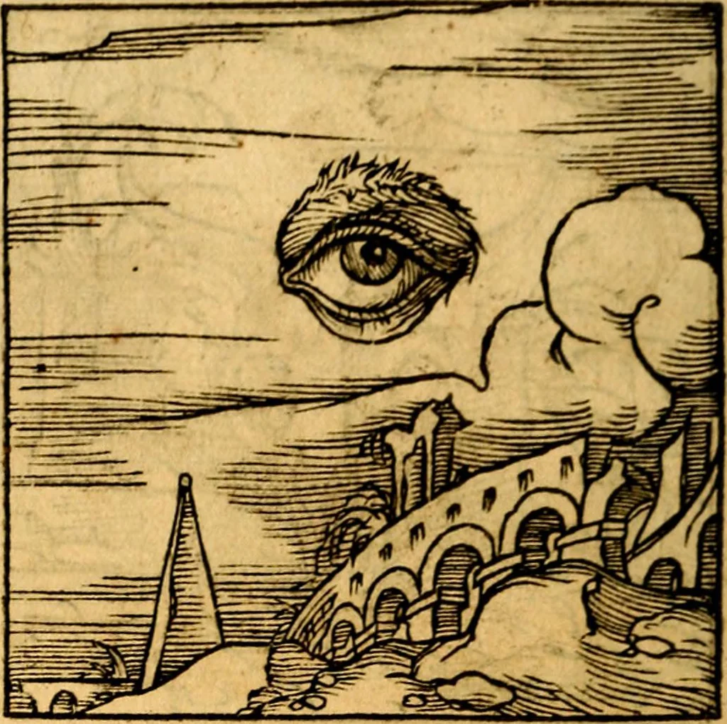 An illustration from Ori Apollonis Niliaci, de sacris notis & sculpturis libri duo, vbi ad fidem vetudti codicis manu scripti restituta sunt loca permulta, corrupta ante ac deplorata, 1551, leaf 249
