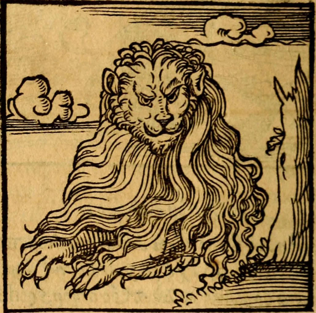 An illustration from Ori Apollonis Niliaci, de sacris notis & sculpturis libri duo, vbi ad fidem vetudti codicis manu scripti restituta sunt loca permulta, corrupta ante ac deplorata, 1551, leaf 61