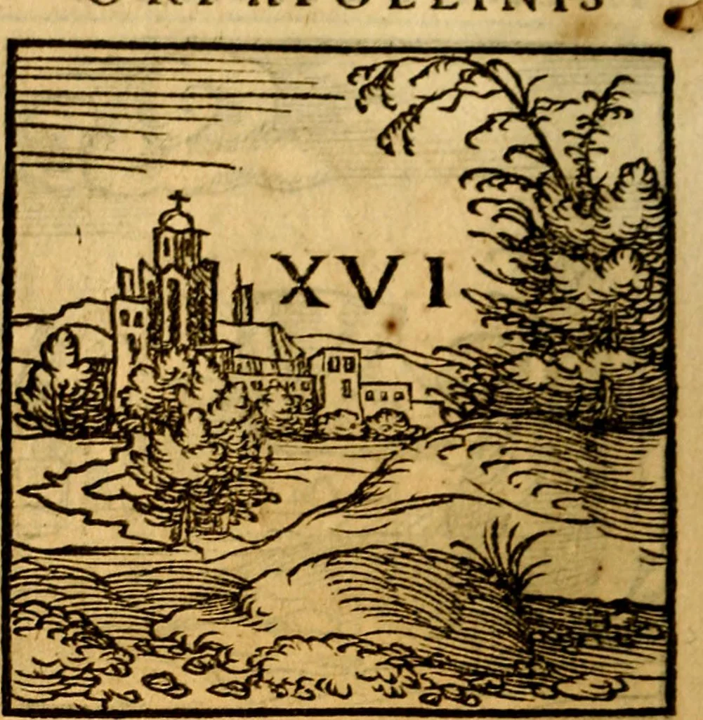An illustration from Ori Apollonis Niliaci, de sacris notis & sculpturis libri duo, vbi ad fidem vetudti codicis manu scripti restituta sunt loca permulta, corrupta ante ac deplorata, 1551, leaf 77