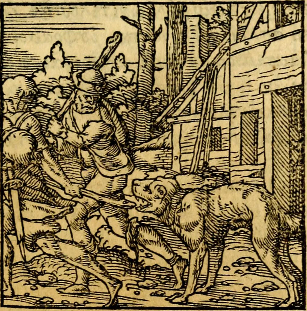 An illustration from Ori Apollonis Niliaci, de sacris notis & sculpturis libri duo, vbi ad fidem vetudti codicis manu scripti restituta sunt loca permulta, corrupta ante ac deplorata, 1551, leaf 86
