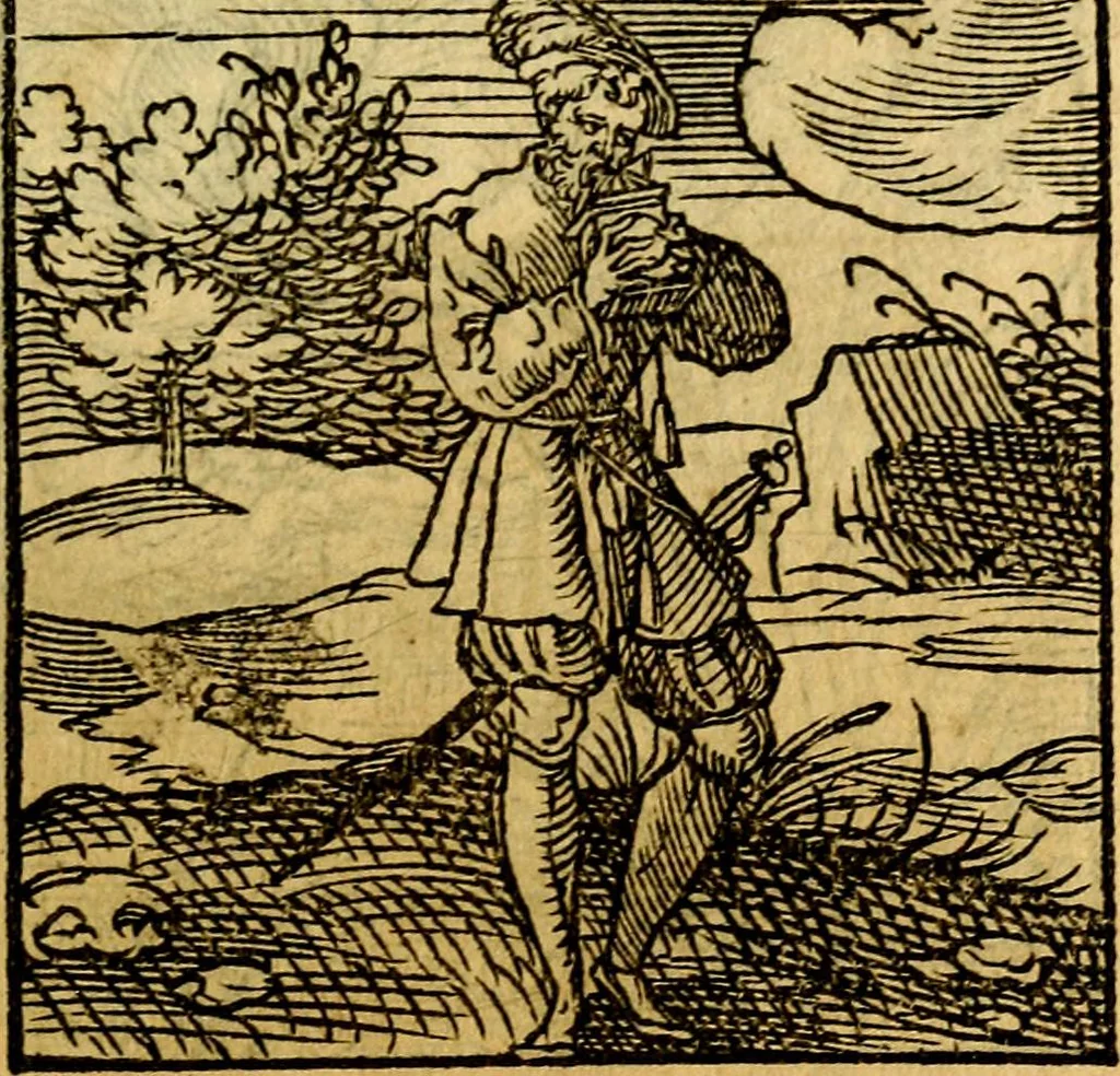An illustration from Ori Apollonis Niliaci, de sacris notis & sculpturis libri duo, vbi ad fidem vetudti codicis manu scripti restituta sunt loca permulta, corrupta ante ac deplorata, 1551, leaf 90