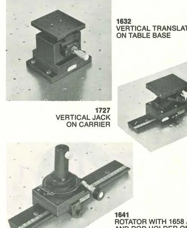 An illustration from Oriel Optical Benches 1978, 1978, leaf 10