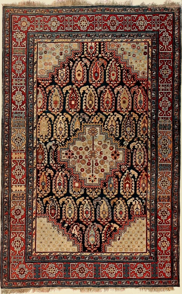 An illustration from Oriental carpets, runners and rugs and some Jacquard reproductions .., 1910, leaf 9