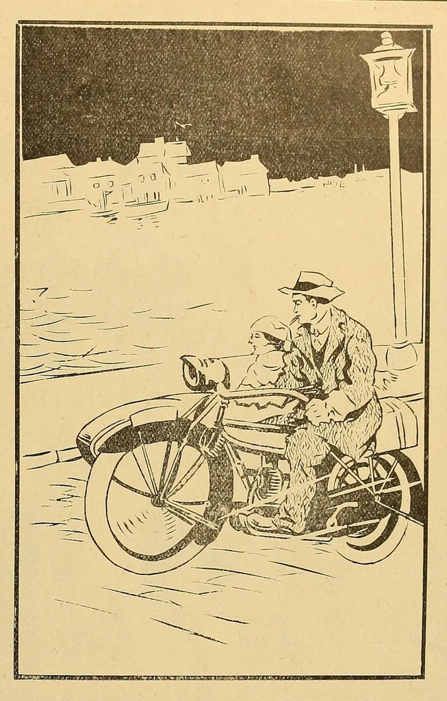 An illustration from The Oriental motor, 1919, leaf 181