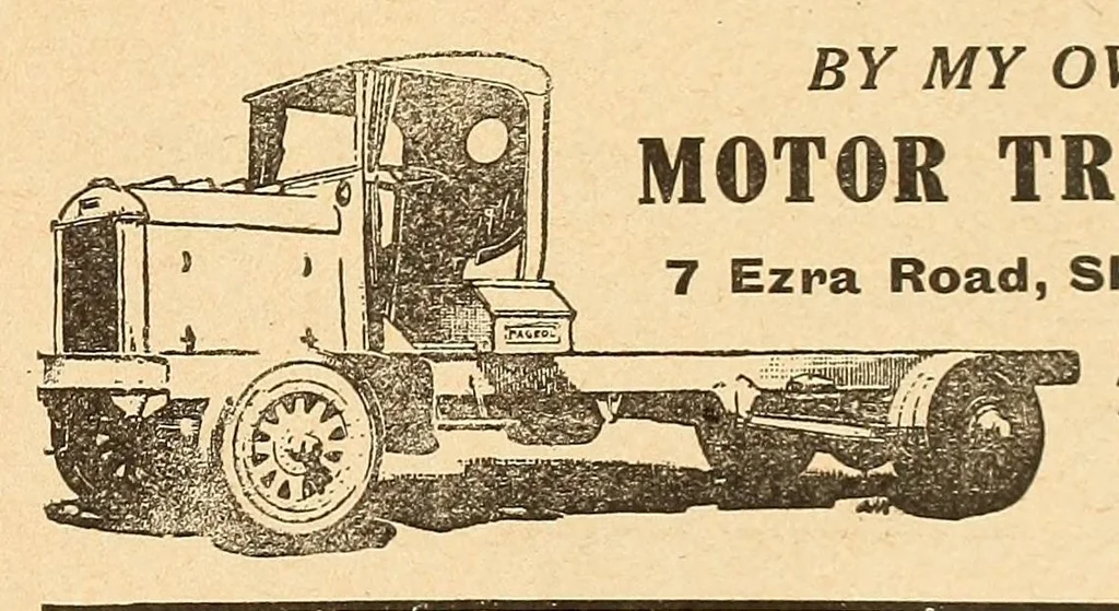 An illustration from The Oriental motor, 1919, leaf 1077