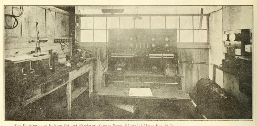 An illustration from The Oriental motor, 1919, leaf 216