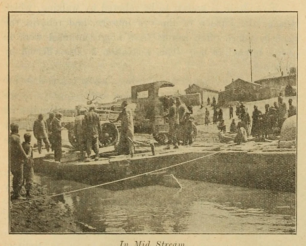 An illustration from The Oriental motor, 1919, leaf 682