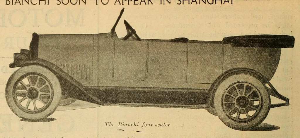 An illustration from The Oriental motor, 1919, leaf 746