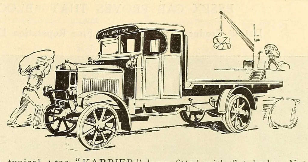 An illustration from The Oriental motor, 1919, leaf 79