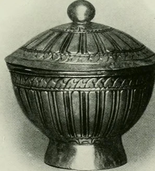 An illustration from Oriental silverwork, Malay and Chinese, with over 250 original illustrations; a handbook for connoisseurs, collectors, students and silversmiths, 1910, leaf 100