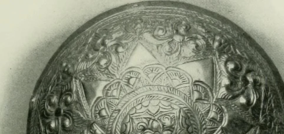 An illustration from Oriental silverwork, Malay and Chinese, with over 250 original illustrations; a handbook for connoisseurs, collectors, students and silversmiths, 1910, leaf 106