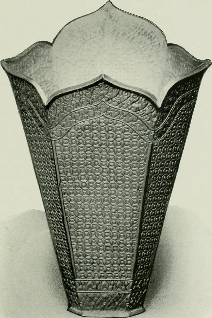 An illustration from Oriental silverwork, Malay and Chinese, with over 250 original illustrations; a handbook for connoisseurs, collectors, students and silversmiths, 1910, leaf 122