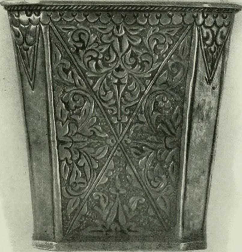 An illustration from Oriental silverwork, Malay and Chinese, with over 250 original illustrations; a handbook for connoisseurs, collectors, students and silversmiths, 1910, leaf 130