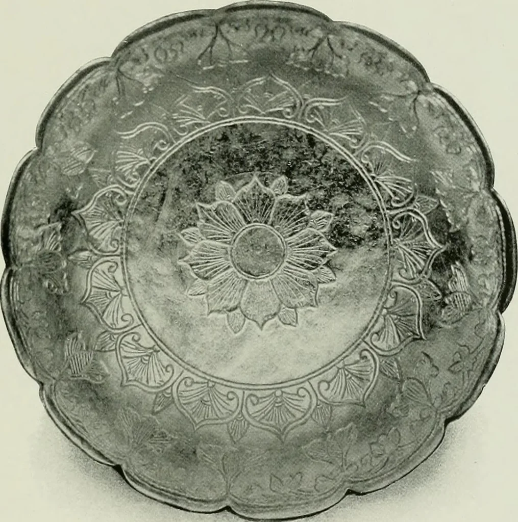 An illustration from Oriental silverwork, Malay and Chinese, with over 250 original illustrations; a handbook for connoisseurs, collectors, students and silversmiths, 1910, leaf 134