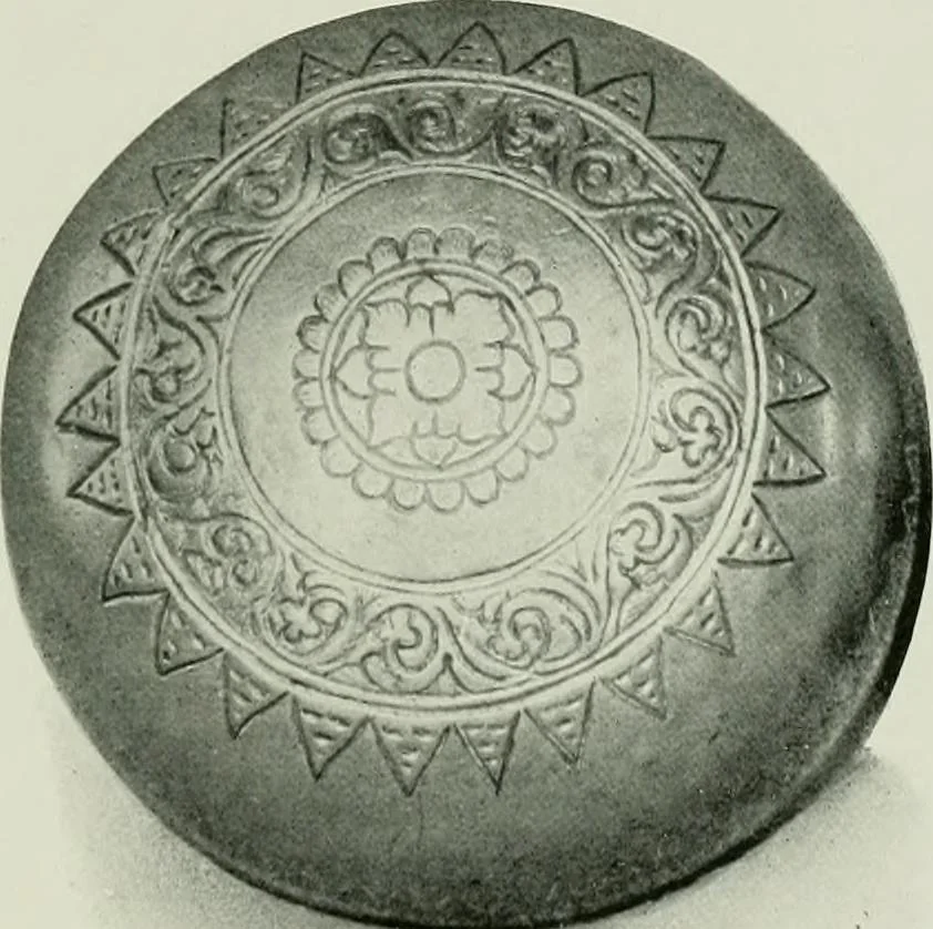 An illustration from Oriental silverwork, Malay and Chinese, with over 250 original illustrations; a handbook for connoisseurs, collectors, students and silversmiths, 1910, leaf 142