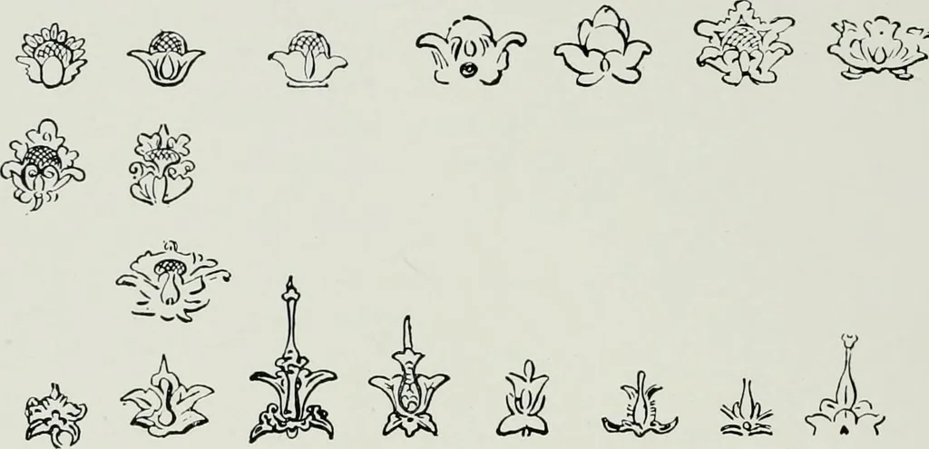 An illustration from Oriental silverwork, Malay and Chinese, with over 250 original illustrations; a handbook for connoisseurs, collectors, students and silversmiths, 1910, leaf 17