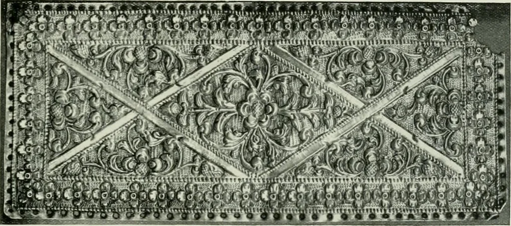 An illustration from Oriental silverwork, Malay and Chinese, with over 250 original illustrations; a handbook for connoisseurs, collectors, students and silversmiths, 1910, leaf 176